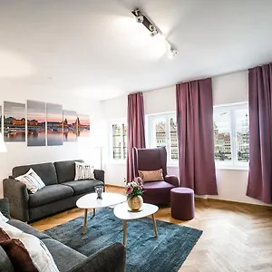 Familienapartment Mit Blick Zur Frauenkirche Дрезден